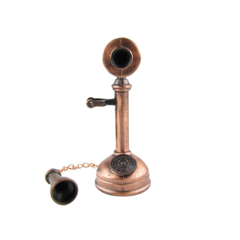 IIV Treasure Gurus Antique Style Candlestick Phone Die Cast Pencil Sharpener - Image 3